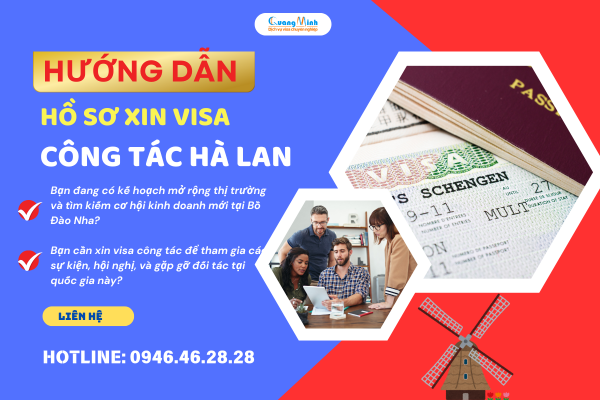 hồ sơ xin visa công tác Hà Lan - quang minh visa